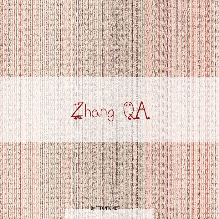 Zhang QA example